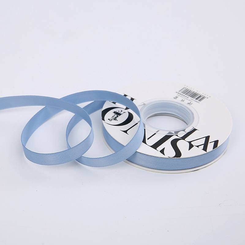 Wstążka florystyczna Satynowa - Niebieska - Rolka 1cmx18m