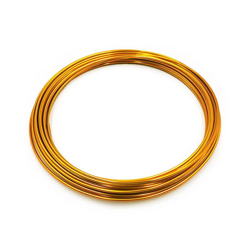 Drut Florystyczny - Ring - 2mmx10m - Złoty