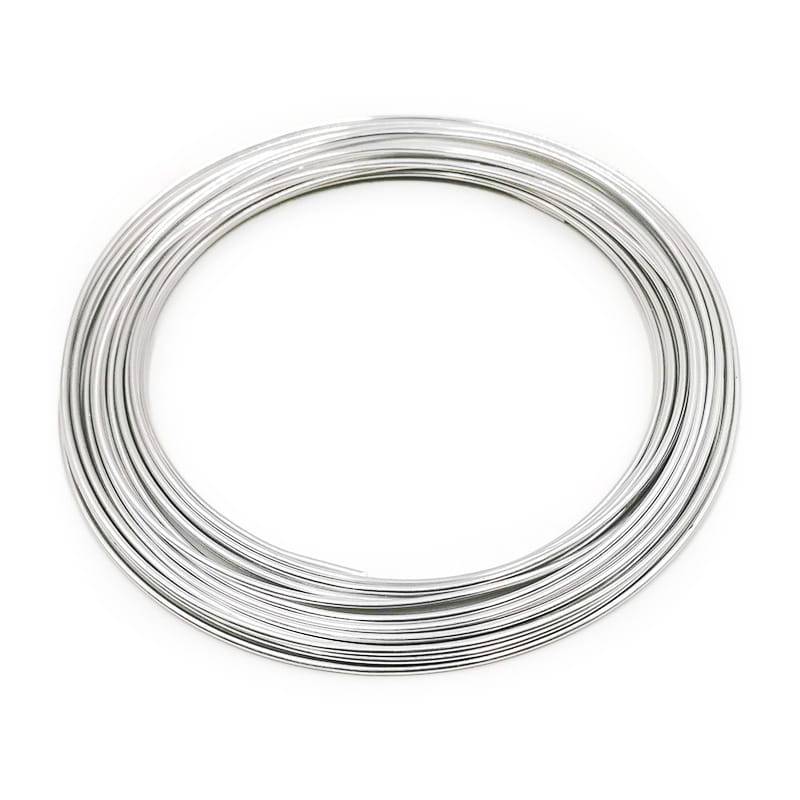 Drut Florystyczny - Ring - 2mmx10m - Srebrny