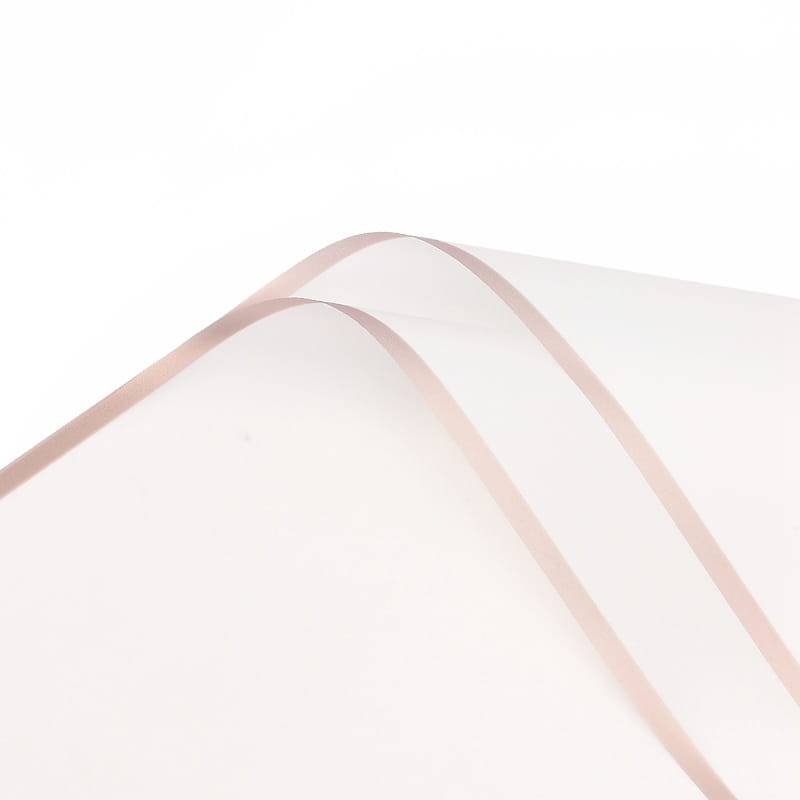 Folia florystyczna - "Frame" Biała - Arkusze 58x58 cm - 20szt