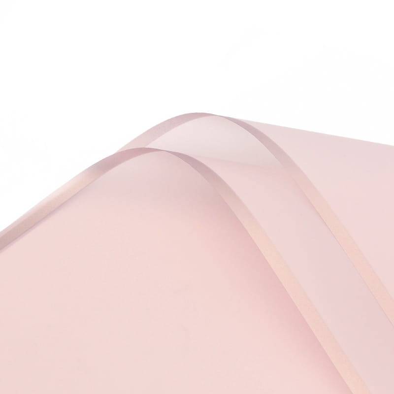 Folia florystyczna - "Frame" Piwoniowy róż - Arkusze 58x58 cm - 20szt