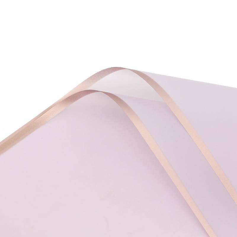 Folia florystyczna - "Frame" Liliowa - Arkusze 58x58 cm - 20szt