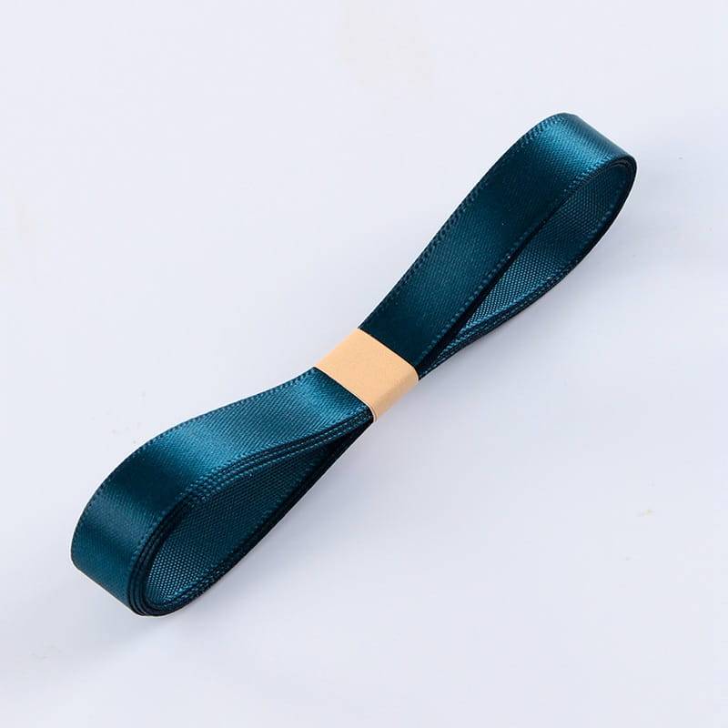 Wstążka florystyczna - Szmaragdowy - Rolka 1cmx82m