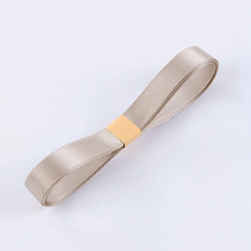 Wstążka florystyczna - Herbata z mlekiem - Rolka 1cmx82m