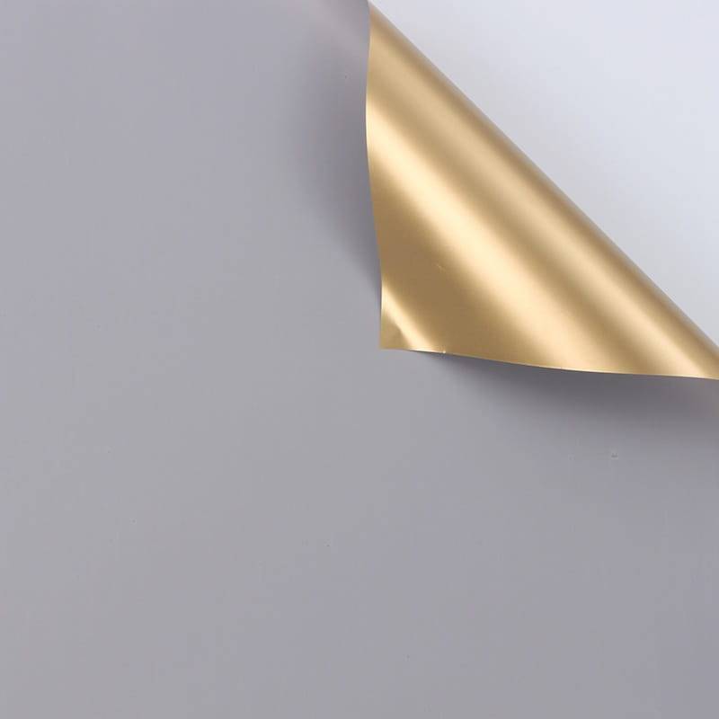 Folia florystyczna "Gloss" - Szara - Arkusze 58x58 cm - 20szt