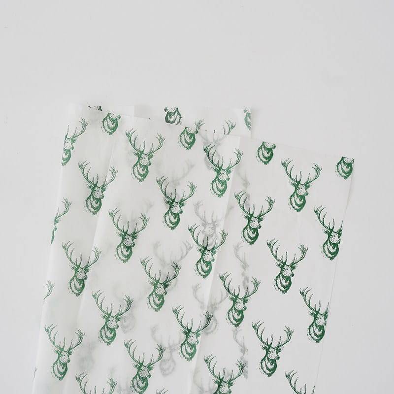 Papier florystyczny "Natural elements" - Renifery - Arkusze 50x70 cm - 10szt