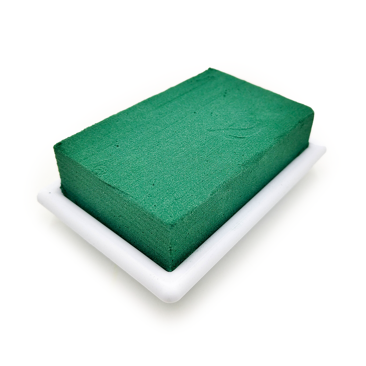 Table Deco MINI – białe – gąbka florystyczna z podstawką – mokra