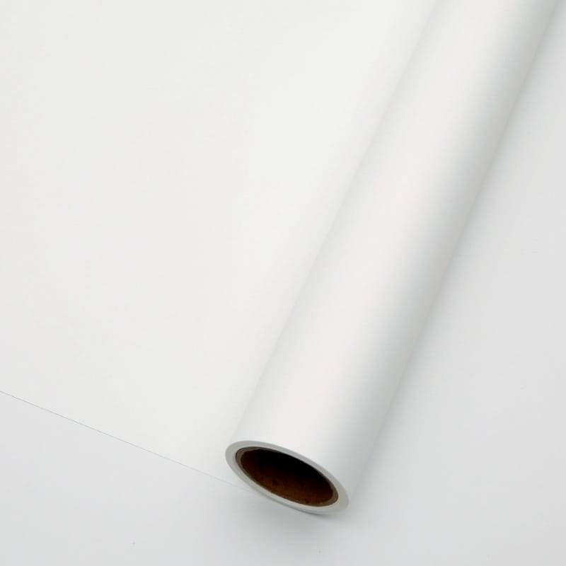 Folia florystyczna - "Elegant" Biała - Rolka  58cm x 10m