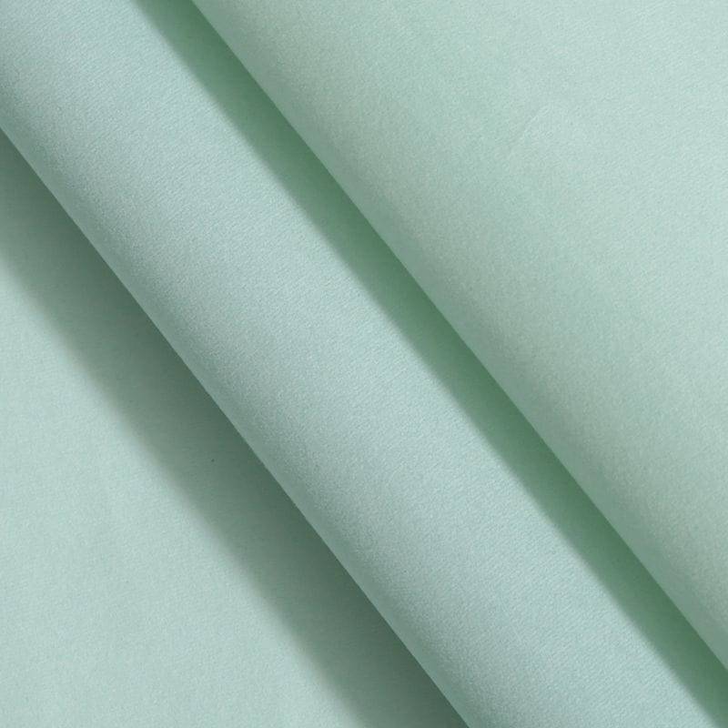 Folia Florystyczna Aksamitna - "Swan Velvet Cloth" Turkusowa - Rolka 53cm x 5,5m