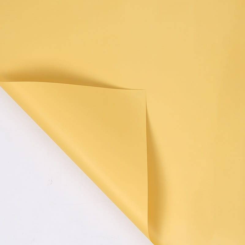 Folia Florystyczna - Blady złoty - Arkusze 58x58 cm - 20szt