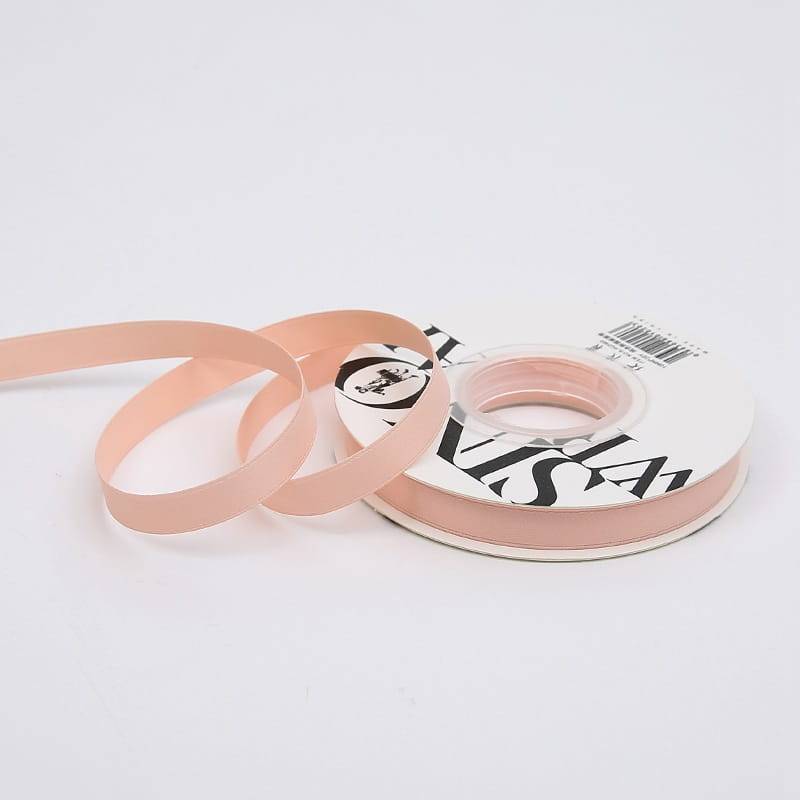 Wstążka florystyczna Satynowa - Różowa - Rolka 1cmx18m