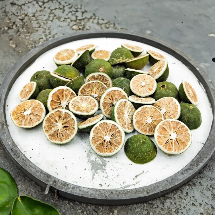 Limonka suszona, Lime half, limonka połówki paczka.png