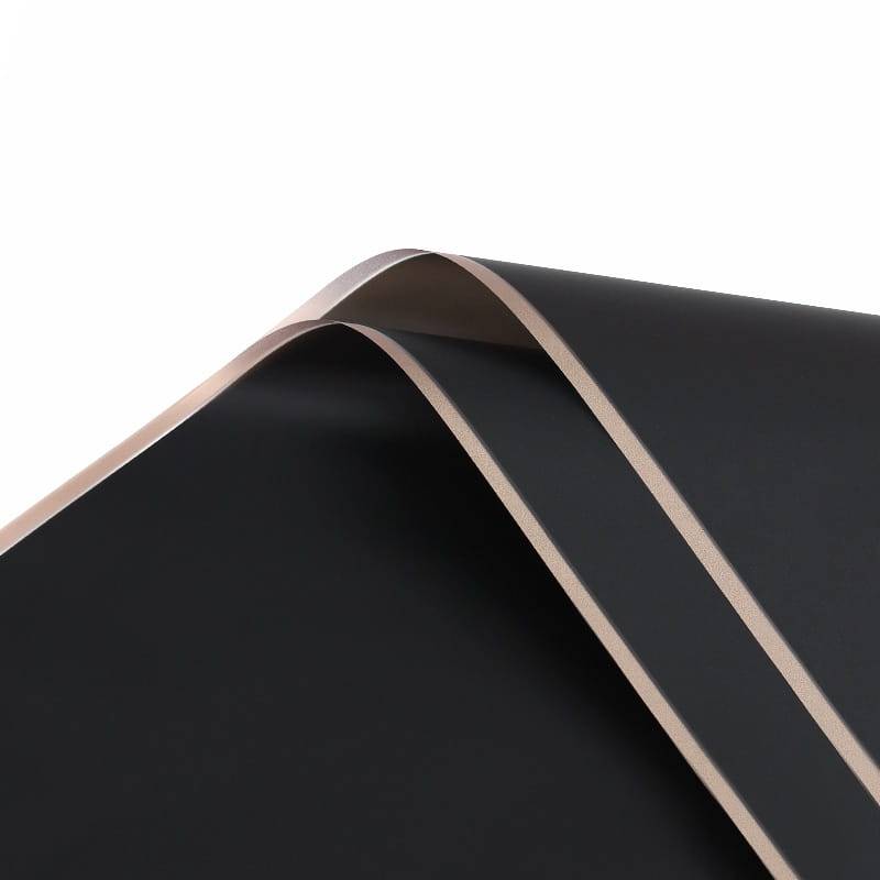 Folia florystyczna - "Frame" Czarna - Arkusze 58x58 cm - 20szt