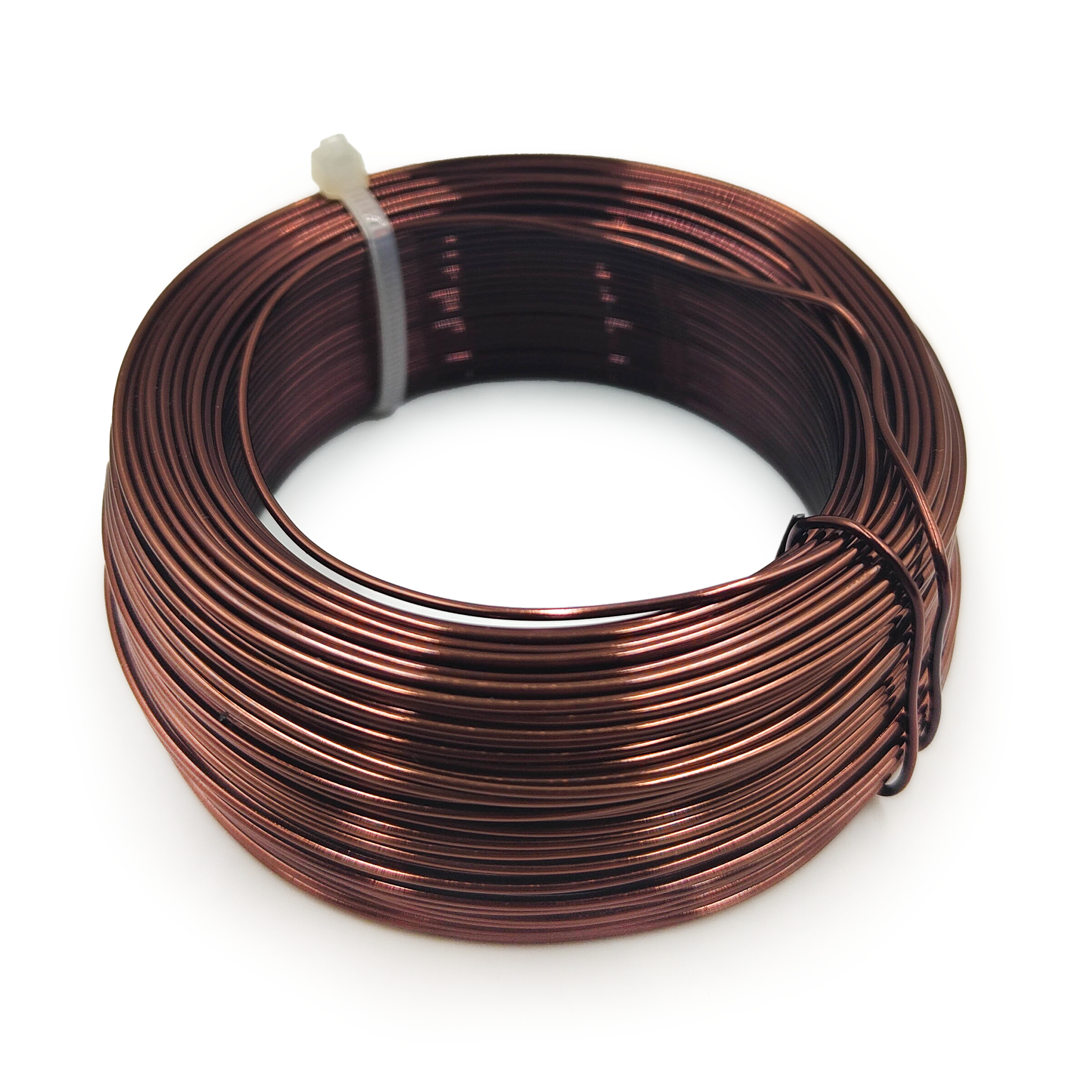 Drut Florystyczny - Ring mały - 1mmx50m - Brązowy