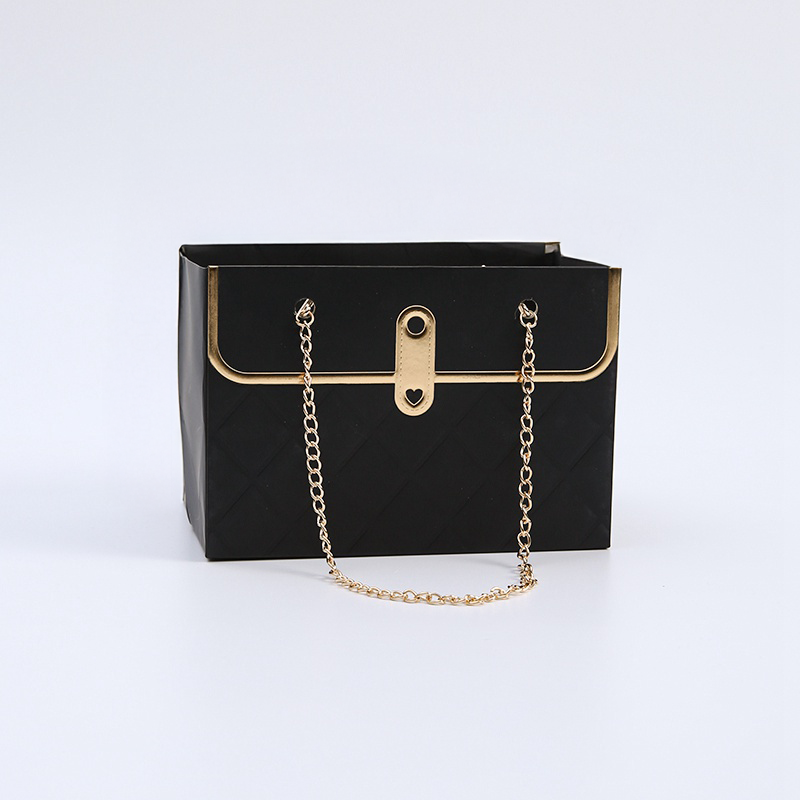 Kwiatowy Box - Torebka – Enchanted Bloom Bag - Czarny - 6szt