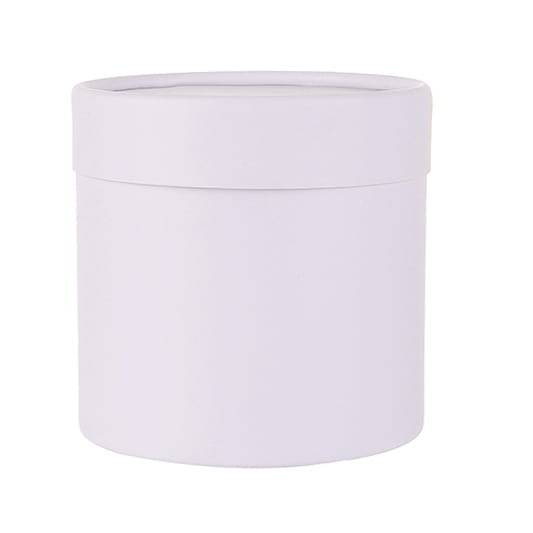 Flower Box okrągły 12,5 × 12,5 cm - Biały